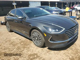2023 Hyundai Sonata Hybrid SEL with VIN KMHL34JJ7PA058576, listed as a Copart auction lot 68246423 with 6,574 mi miles. Bid and sale history available at carsss.com. Image 4.