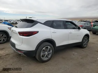 2023 Chevrolet Blazer LT with VIN 3GNKBHR41PS113764, listed as a Copart auction lot 46490385 with 0 mi miles and Salvage Title. Bid and sale history available at carsss.com. Image 3.