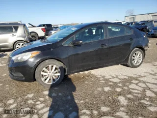 2014 Kia Forte LX with VIN KNAFX4A68E5062334, listed as a Copart auction lot 49926855 with 221,305 mi miles and Salvage Title. Bid and sale history available at carsss.com. Image 1.