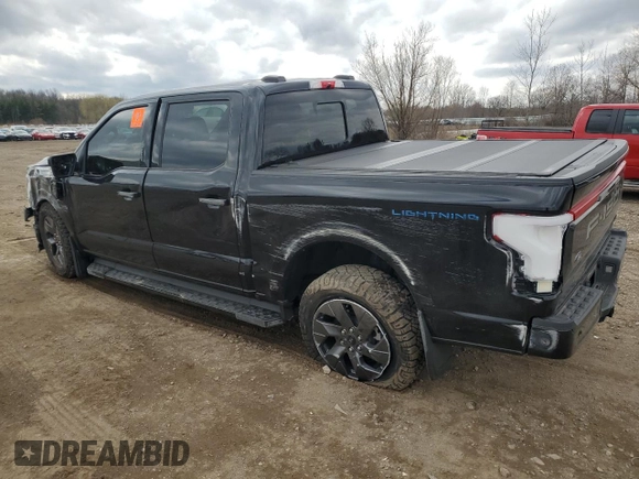 2022 Ford F-150 Lightning Pro z VIN 1FTVW1EL6NWG15167, wystawiony jako Copart lot #50514135 z przebiegiem 18 912 mil mil oraz Szkody całkowita. Historia ofert i sprzedaży dostępna na DreamBid. Obrazek 2.