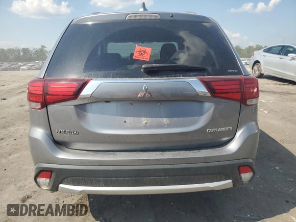 2018 Mitsubishi Outlander ES with VIN JA4AZ3A32JZ024831, listed as a Copart auction lot 62369645 with 91,599 mi miles and Salvage title. Bid and sale history available at DreamBid. Image 6.