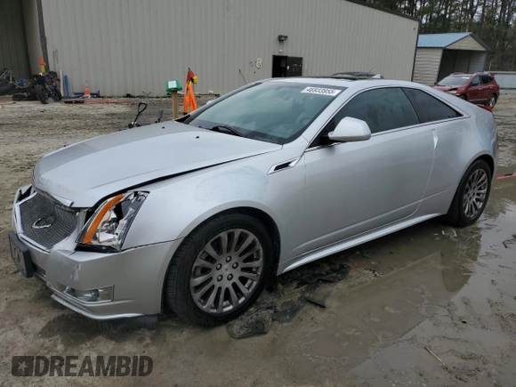 2011 Cadillac CTS with VIN 1G6DM1ED4B0123863, listed as a Copart auction lot 46933955 with 133,346 mi miles and Salvage Title. Bid and sale history available at DreamBid. Image 1.
