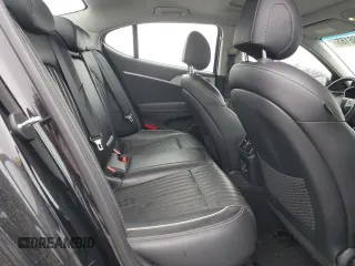 2021 Genesis G70 3.3T with VIN KMTG74LE8MU071729, listed as a Copart auction lot 43466165 with 18,760 mi miles and Salvage Title. Bid and sale history available at carsss.com. Image 10.