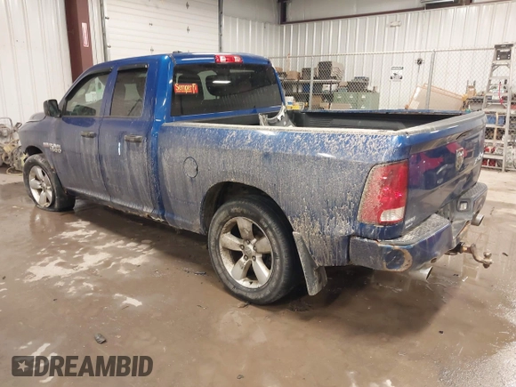 2014 Ram 1500 Express with VIN 1C6RR7FT3ES249192, listed as a IAAI auction lot 41576163 with 166,041 mi miles. Bid and sale history available at carsss.com. Image 3.
