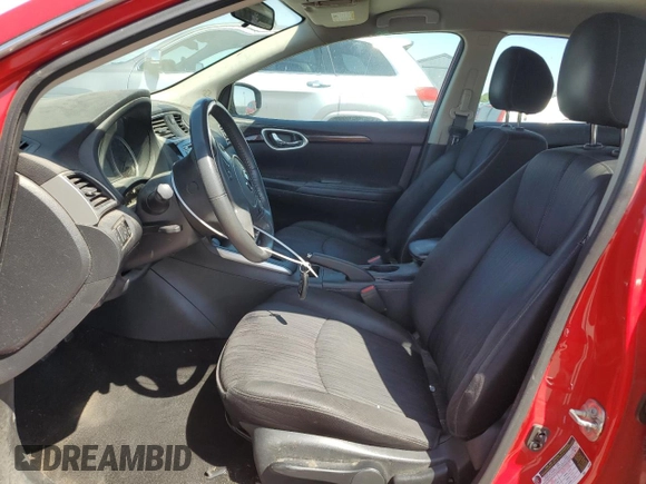 2017 Nissan Sentra SV with VIN 3N1AB7AP6HL696108, listed as a Copart auction lot 55524655 with 135,896 mi miles and Clean Title. Bid and sale history available at carsss.com. Image 7.