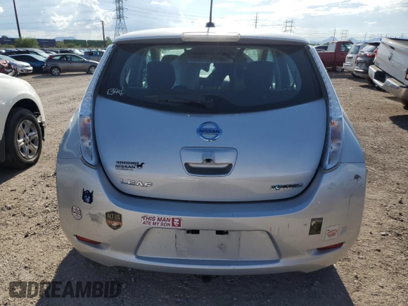 2017 Nissan LEAF SL with VIN 1N4BZ0CP5HC303329, listed as a Copart auction lot 66319194 with 84,142 mi miles and Salvage Title. Bid and sale history available at carsss.com. Image 6.