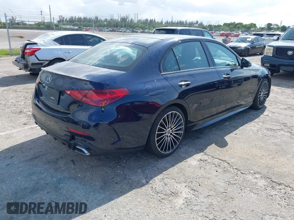 2023 Mercedes-Benz C 300 with VIN W1KAF4GB1PR103652, listed as a IAAI auction lot 42016608 with 11,935 mi miles and . Bid and sale history available at DreamBid. Image 4.