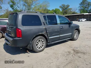2005 Infiniti QX56 with VIN 5N3AA08C35N807884, listed as a IAAI auction lot 42040020 with 218,483 mi miles and . Bid and sale history available at DreamBid. Image 4.