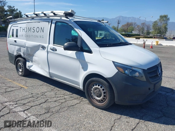 2018 Mercedes-Benz Metris Cargo with VIN WD3PG2EA2J3415757, listed as a IAAI auction lot 42029579 with 95,269 mi miles. Bid and sale history available at carsss.com. Image 1.