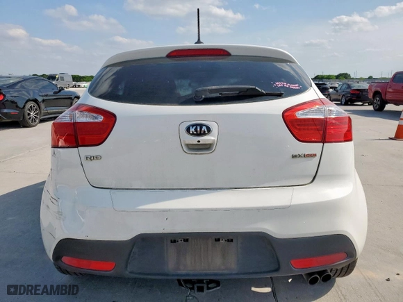2014 Kia Rio SX with VIN KNADN5A31E6350294, listed as a Copart auction lot 53461065 with 131,797 mi miles and Clean Title. Bid and sale history available at carsss.com. Image 6.