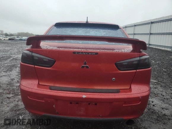 2009 Mitsubishi Lancer GTS with VIN JA3AU86W99U002899, listed as a Copart auction lot 52886455 with 174,184 mi miles and Salvage Title. Bid and sale history available at carsss.com. Image 6.