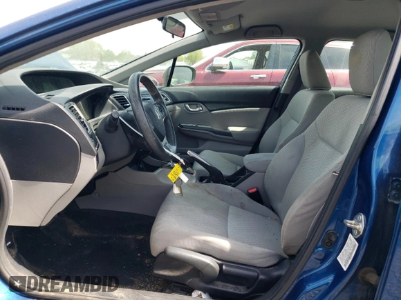 2014 Honda Civic LX with VIN 19XFB2F55EE244406, listed as a Copart auction lot 54234285 with 158,992 mi miles and Salvage Title. Bid and sale history available at carsss.com. Image 7.