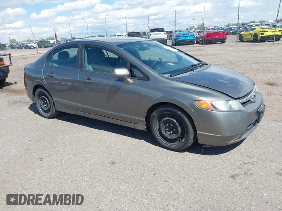 2008 Honda Civic LX with VIN 1HGFA165X8L022051, listed as a IAAI auction lot 42162390 with 206,753 mi miles and . Bid and sale history available at DreamBid. Image 1.