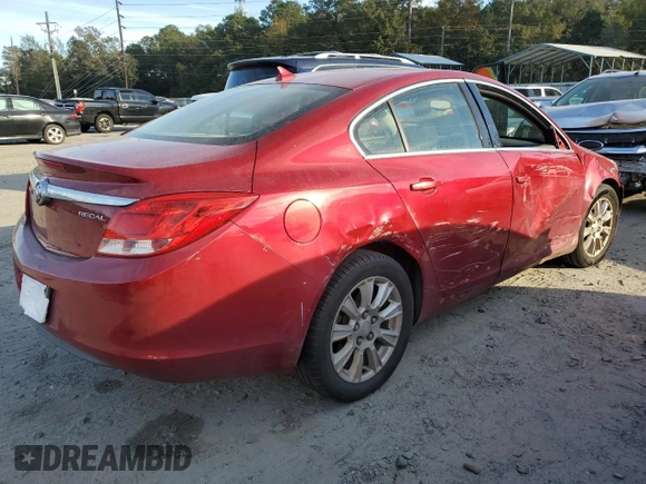 2013 Buick Regal with VIN 2G4GR5ERXD9213487, listed as a Copart auction lot 83364054 with 0 mi miles and Salvage Title. Bid and sale history available at carsss.com. Image 3.