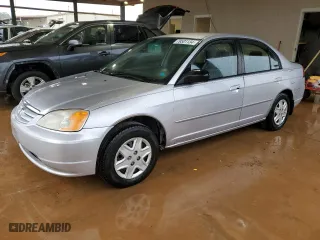 2003 Honda Civic LX with VIN 1HGES16603L006628, listed as a Copart auction lot 79501134 with 185,993 mi miles and Salvage Title. Bid and sale history available at carsss.com. Image 1.