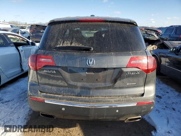 2012 Acura MDX Advance with VIN 2HNYD2H88CH501628, listed as a Copart auction lot 88080915 with 165,849 mi miles and Clean Title. Bid and sale history available at DreamBid. Image 6.