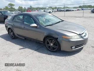 2008 Acura TL with VIN 19UUA66208A049992, listed as a IAAI auction lot 41976598 with 1 mi miles. Bid and sale history available at carsss.com. Image 1.