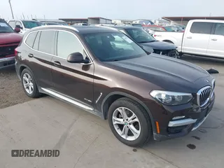 2018 BMW X3 xDrive30i with VIN 5UXTR9C50JLC76100, listed as a IAAI auction lot 41857792 with 67,854 mi miles and . Bid and sale history available at DreamBid. Image 1.
