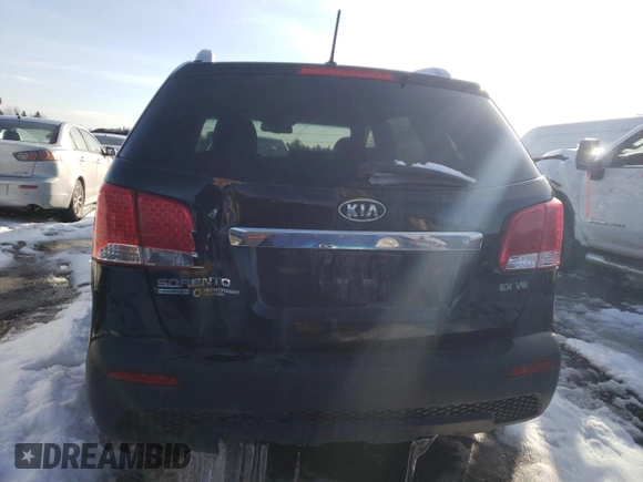 2013 Kia Sorento EX with VIN 5XYKUDA2XDG344908, listed as a Copart auction lot 51639355 with 190,766 mi miles and Salvage title. Bid and sale history available at DreamBid. Image 6.