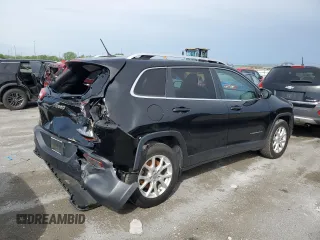 2018 Jeep Cherokee Latitude Tech Connect with VIN 1C4PJMCB5JD520365, listed as a Copart auction lot 53611414 with 110,229 mi miles and Salvage title. Bid and sale history available at DreamBid. Image 3.