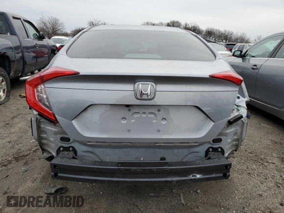 2020 Honda Civic Sedan LX with VIN 2HGFC2F62LH577025, listed as a Copart auction lot 86735254 with 30,966 mi miles and Salvage Title. Bid and sale history available at carsss.com. Image 6.