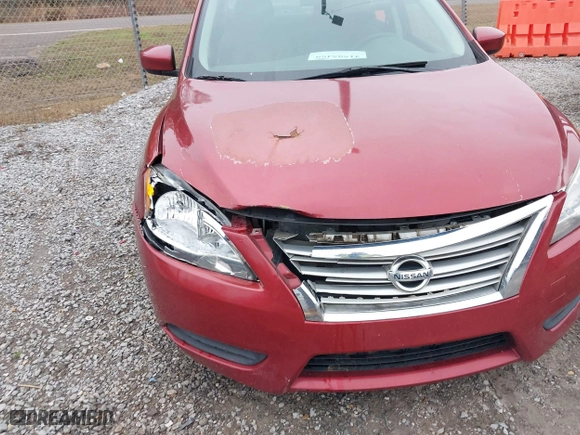 2015 Nissan Sentra S with VIN 3N1AB7AP6FY253151, listed as a IAAI auction lot 41505469 with 190,533 mi miles. Bid and sale history available at carsss.com. Image 6.