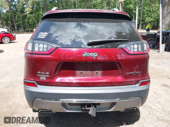 2020 Jeep Cherokee Limited with VIN 1C4PJMDN8LD602361, listed as a IAAI auction lot 42297391 with 34,170 mi miles and . Bid and sale history available at DreamBid. Image 17.