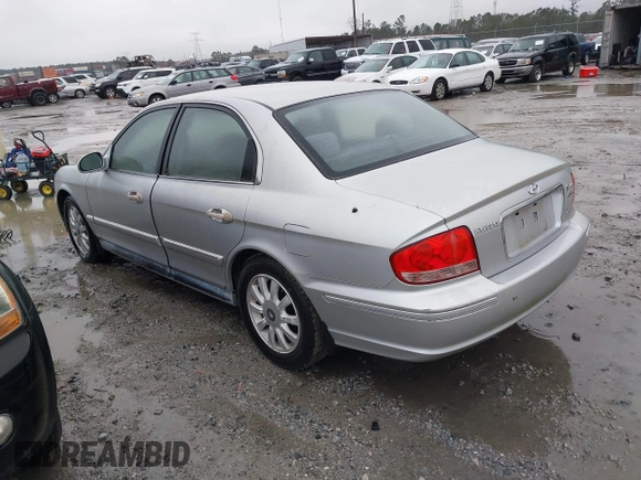 2003 Hyundai Sonata GLS with VIN KMHWF35H23A765892, listed as a IAAI auction lot 41744716 with 96,698 mi miles. Bid and sale history available at carsss.com. Image 3.