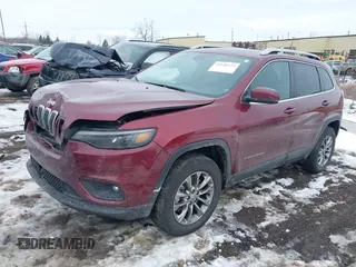 2021 Jeep Cherokee Latitude Lux with VIN 1C4PJMMX0MD175681, listed as a IAAI auction lot 41646125 with 34,024 mi miles and . Bid and sale history available at DreamBid. Image 2.