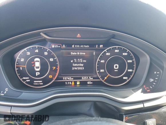 2019 Audi A5 Sportback Premium Plus with VIN WAUENCF59KA094451, listed as a Copart auction lot 39741983 with 15,742 mi miles. Bid and sale history available at carsss.com. Image 9.