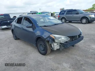 2014 Toyota Corolla L with VIN 5YFBURHE6EP158194, listed as a IAAI auction lot 42569471 with 181,081 mi miles and . Bid and sale history available at DreamBid. Image 1.