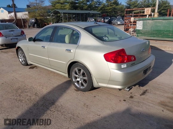 2005 Infiniti G35 z VIN JNKCV51E25M219854, wystawiony jako IAAI lot #41798749 z przebiegiem 221 085 mil mil oraz . Historia ofert i sprzedaży dostępna na DreamBid. Obrazek 3.