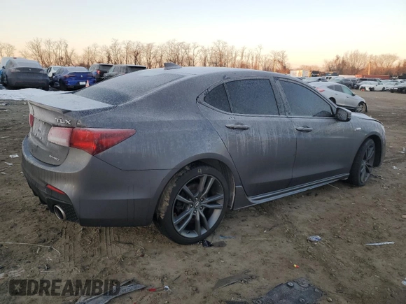2018 Acura TLX w/A-SPEC Pkg with VIN 19UUB3F64JA003389, listed as a Copart auction lot 42590395 with 151,930 mi miles and Salvage Title. Bid and sale history available at carsss.com. Image 3.