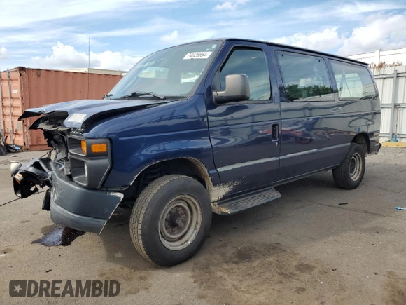 2011 Ford Econoline Passenger XL with VIN 1FMNE1BW2BDA00300, listed as a Copart auction lot 74028854 with 179,955 mi miles and Salvage Title. Bid and sale history available at DreamBid. Image 1.