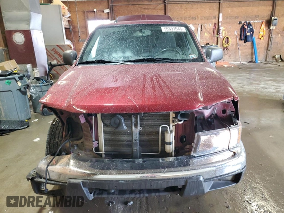 2009 GMC Canyon Work Truck with VIN 1GTCS149098128985, listed as a Copart auction lot 60897045 with 123,843 mi miles and Salvage title. Bid and sale history available at DreamBid. Image 5.