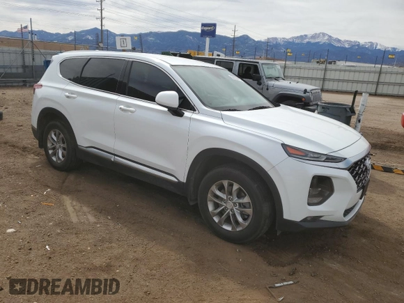 2020 Hyundai Santa Fe SEL with VIN 5NMS3CAD1LH246529, listed as a Copart auction lot 50032415 with 56,412 mi miles and Salvage Title. Bid and sale history available at carsss.com. Image 4.
