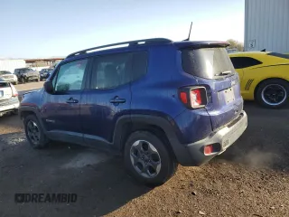 2018 Jeep Renegade Sport with VIN ZACCJAAB2JPG74971, listed as a Copart auction lot 89011285 with 59,086 mi miles and Salvage Title. Bid and sale history available at DreamBid. Image 2.