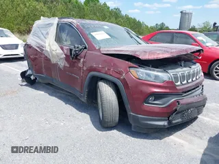 2022 Jeep Compass Latitude с VIN 3C4NJCBB4NT109459, выставлен на аукционе IAAI как лот 40406104 с пробегом 62 471 миль миль и . История ставок и продаж доступна на DreamBid. Изображение 1.