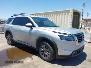 2024 Nissan Pathfinder SV with VIN 5N1DR3BAXRC297753, listed as a IAAI auction lot 42461804 with 16,254 mi miles and . Bid and sale history available at DreamBid. Image 1.