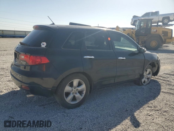 2008 Acura RDX Technology with VIN 5J8TB18598A014791, listed as a Copart auction lot 58436735 with Not provided miles and Salvage title. Bid and sale history available at DreamBid. Image 3.