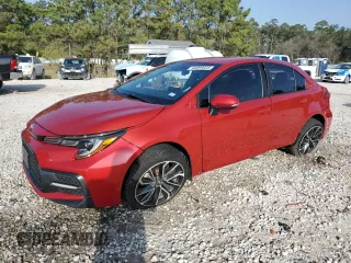 2020 Toyota Corolla SE with VIN 5YFS4RCE8LP047201, listed as a Copart auction lot 48869035 with 147,550 mi miles and Salvage Title. Bid and sale history available at carsss.com. Image 1.
