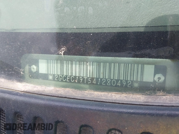 2004 Chevrolet Silverado 1500 Work Truck with VIN 2GCEC19T541280492, listed as a IAAI auction lot 42053499 with 233,258 mi miles and . Bid and sale history available at DreamBid. Image 9.