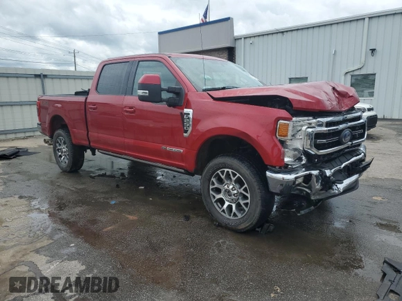 2021 Ford F-250 XL with VIN 1FT7W2BT2MEC56357, listed as a Copart auction lot 58134025 with 112,357 mi miles and Salvage title. Bid and sale history available at DreamBid. Image 4.