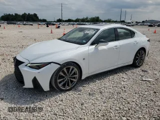 2023 Lexus IS 350 F Sport with VIN JTHGZ1B22P5059412, listed as a Copart auction lot 55144225 with 12,756 mi miles and Clean title. Bid and sale history available at DreamBid. Image 1.