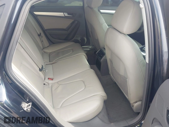 2012 Audi A4 Premium Plus with VIN WAUFFAFL6CN003263, listed as a IAAI auction lot 42260933 with 85,586 mi miles and . Bid and sale history available at DreamBid. Image 8.