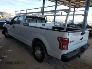 2017 Ford F-150 XL with VIN 1FTEX1CFXHKE52187, listed as a Copart auction lot 57912035 with 186,391 mi miles and Salvage title. Bid and sale history available at DreamBid. Image 2.