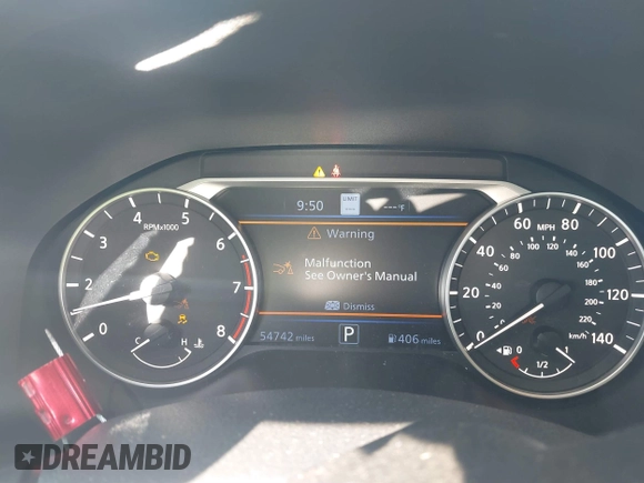 2019 Nissan Altima SL with VIN 1N4BL4EW8KC137862, listed as a IAAI auction lot 41765282 with 54,742 mi miles and . Bid and sale history available at carsss.com. Image 7.
