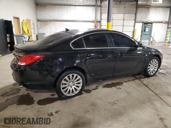 2011 Buick Regal with VIN 2G4GW5EV2B9215060, listed as a Copart auction lot 87307974 with 121,341 mi miles and Salvage Title. Bid and sale history available at DreamBid. Image 3.