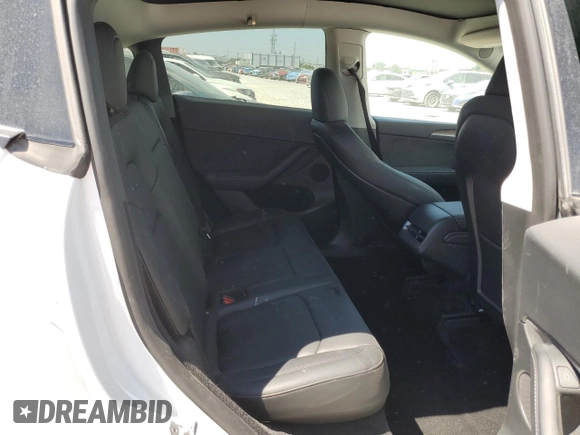 2023 Tesla Model Y Long Range with VIN 7SAYGDEEXPF770800, listed as a Copart auction lot 48324515 with 25,205 mi miles and Salvage Title. Bid and sale history available at DreamBid. Image 10.