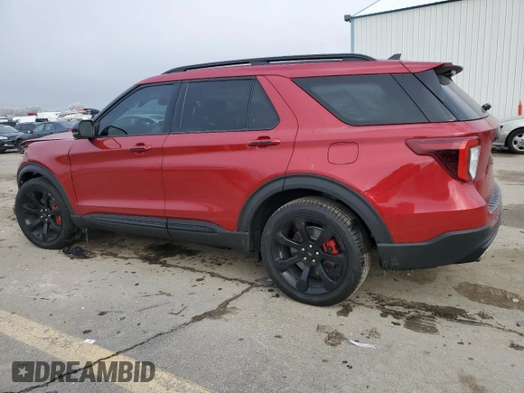 2024 Ford Explorer ST with VIN 1FM5K8GC6RGA71444, listed as a Copart auction lot 83710294 with 6,630 mi miles and Salvage Title. Bid and sale history available at carsss.com. Image 2.